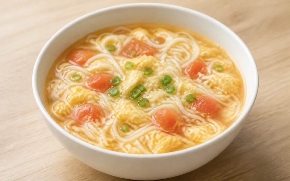 鸡丝青菜面片汤???