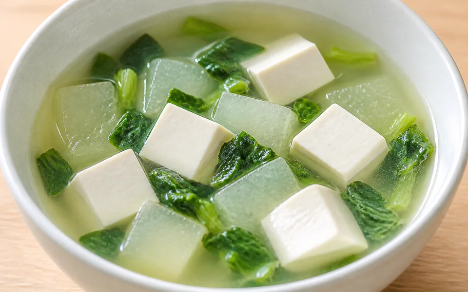 白粥 + 肉末豆腐羹???